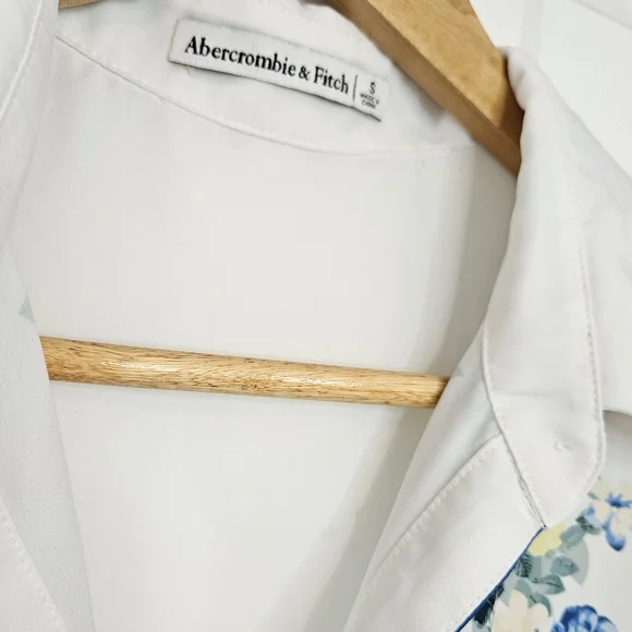 Abercrombie & Fitch AF Outfit 2PC Lounge Casual PJ Top Shorts Set S - Picture 5 of 9